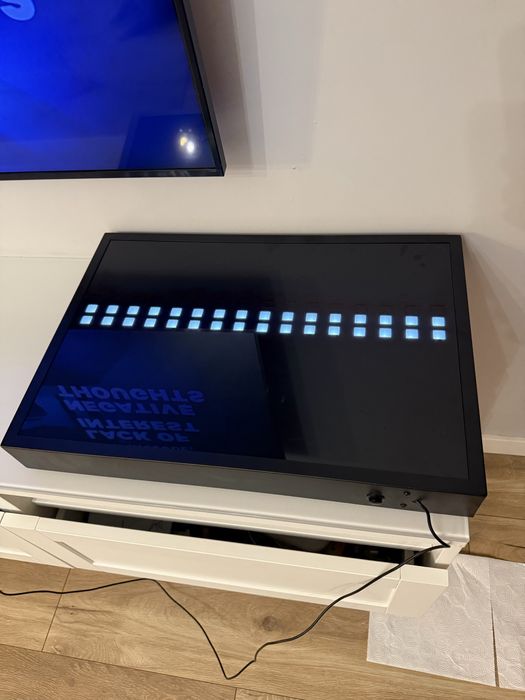 OBEGRANSAD Lampa ścienna LED, czarny / Swedish House Mafia.