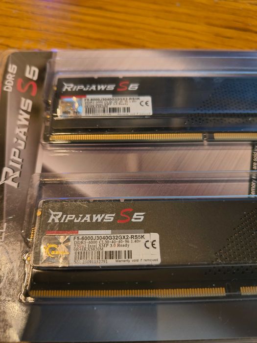RAM do PC  G.Skill Ripjaws S5 DDR5 64GB 2x32GB 6000 tylko 1500 PLN.