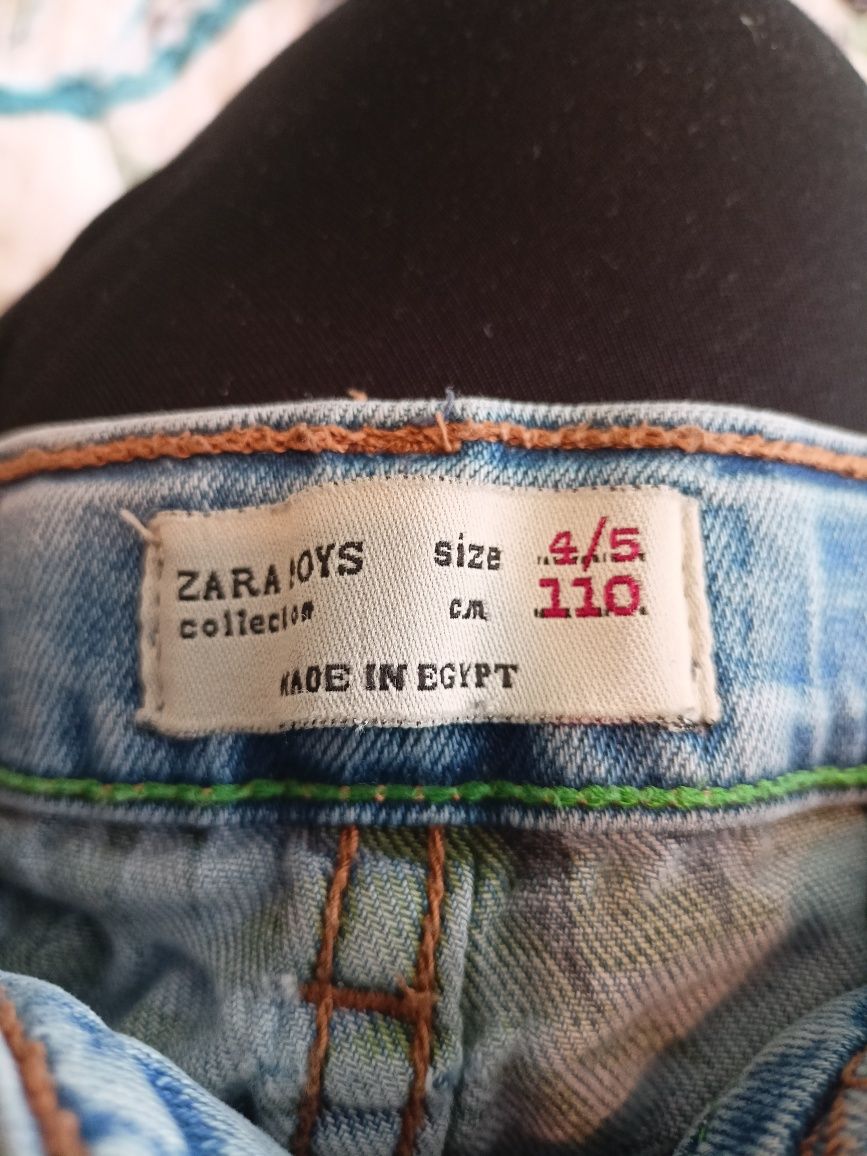 Spodnie krótkie chłopięce rozmiar 110 Zara H&M cena za całość