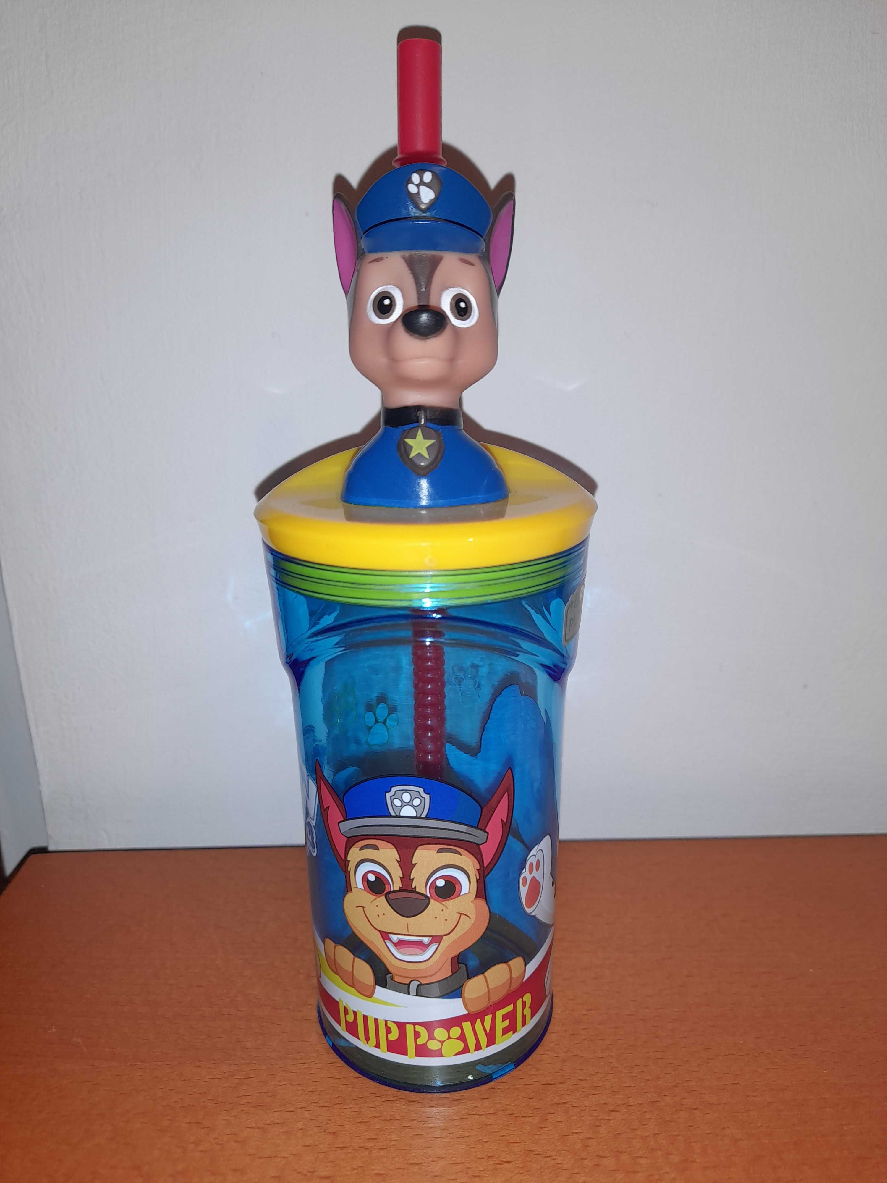 Kubek ze słomką Psi Patrol Paw Patrol 360 ml Nowy