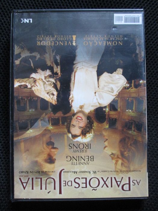 DVD - AS PAIXÕES DE JÚLIA, com Annette Bening, Jeremy Irons