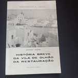 vendo livro historia breve da vila de olhão da restauração