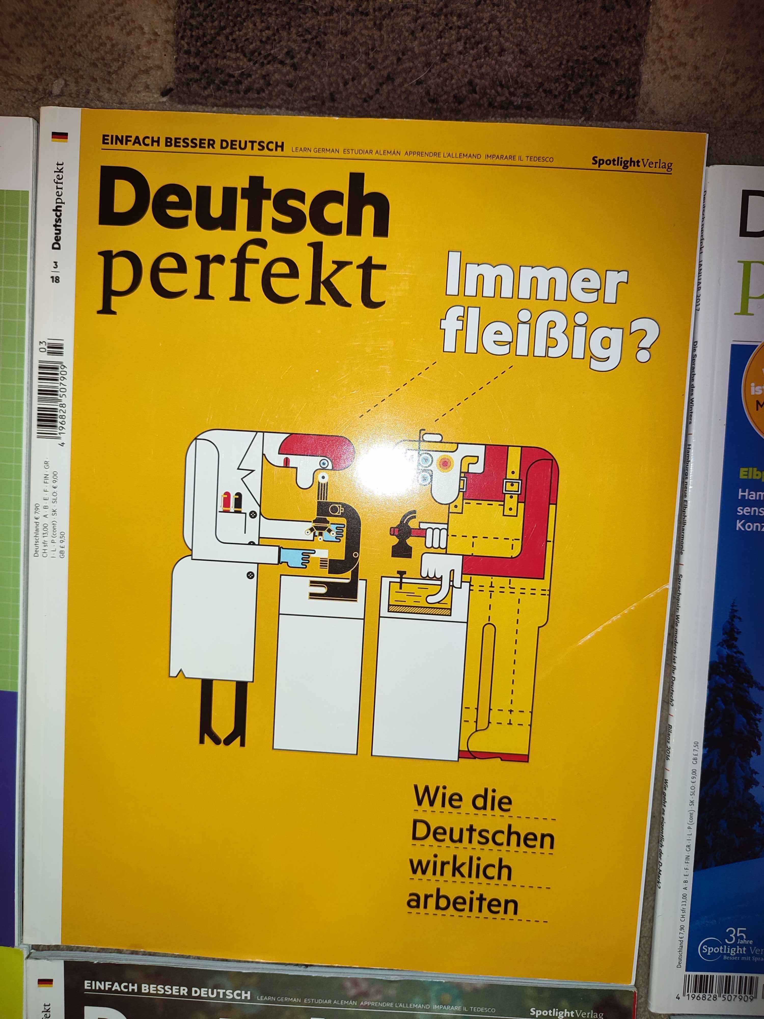Deutsch Perfekt журнали Wortschatz Grammatik Lesen Kommunikation