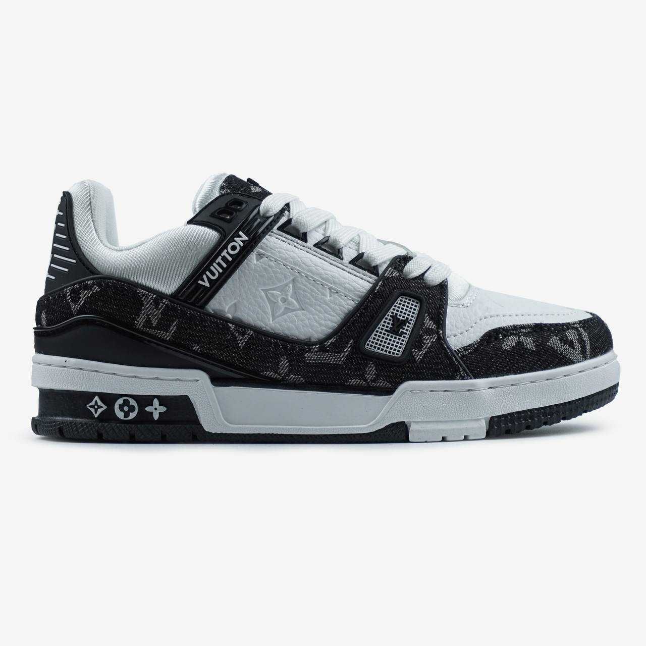 Женские кожаные кроссовки Louis Vuitton Trainer LV луи витон трейнер