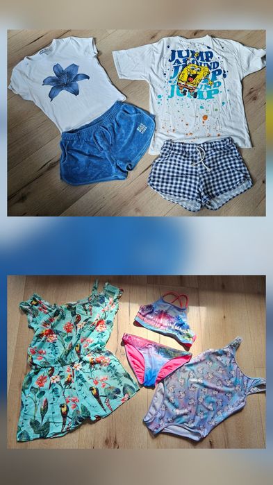 Duża paka ciuchów Zara Nike H&M 44 szt. 13-14, Dziewczyna Poznań
