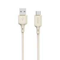 Kabel Dudao L7SC USB-A - USB-C 5A 1m - beżowy