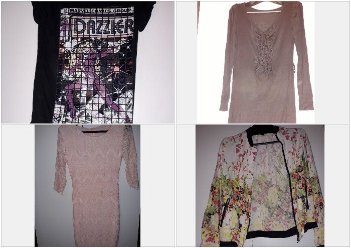 Mega paczka ubrań, pasków, torebek 72 szt, Zara,Dolce Gabana m,l,xl