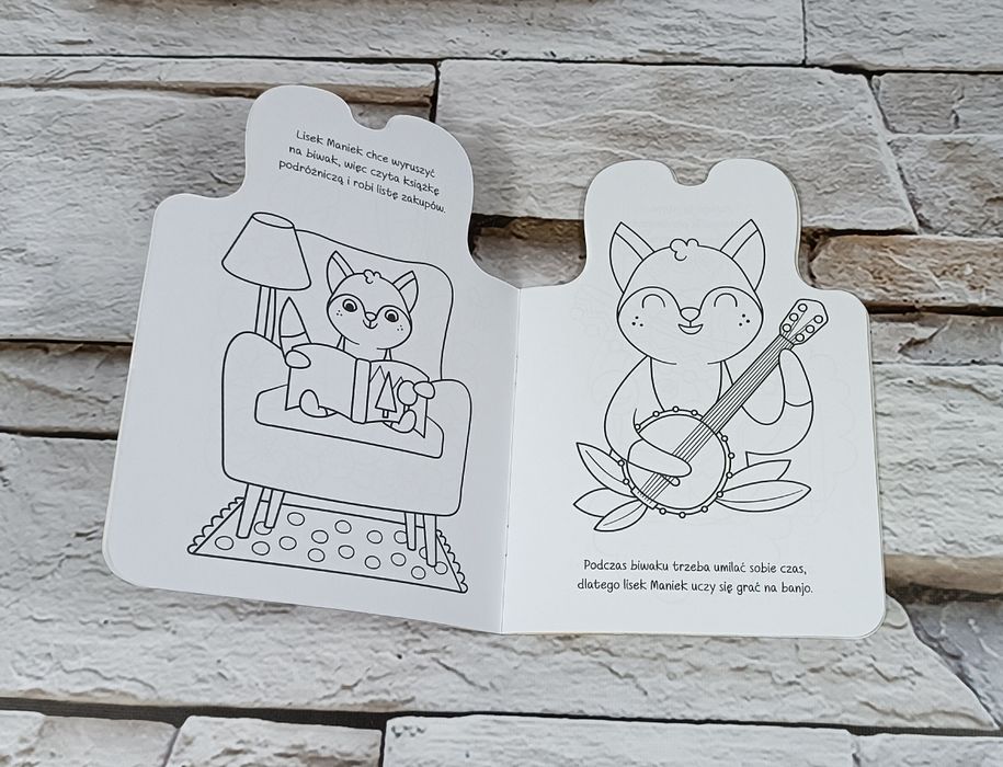 Ciekawskie zwierzaki - zakręcone kolorowanie