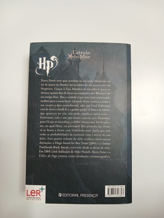 Livro Harry Potter e o Cálice de Fogo