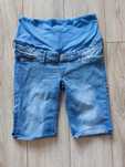 Spodenki dżinsowe szorty ciążowe H&M r40 mało rozciągliwe, raczej r38