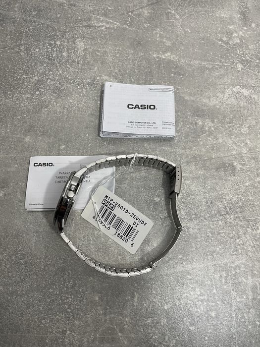 Годинник casio MTP-VD01D-2E чоловічий оригінальний касио casio часи