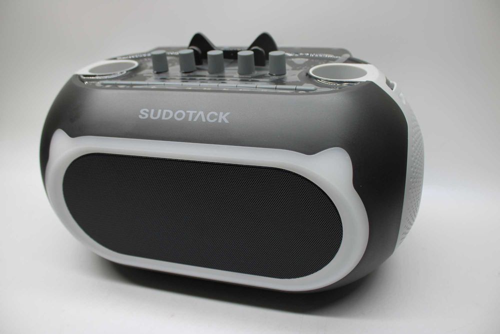 Zestaw do karaoke SUDOTACK KM300 + 2 mikrofony bezprzewodowe Bluetooth