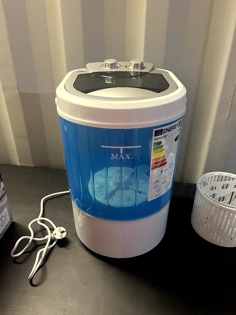 Pralka turystyczna Blumill - 3kg, wirówka, kempingowa, vanlife,do auta
