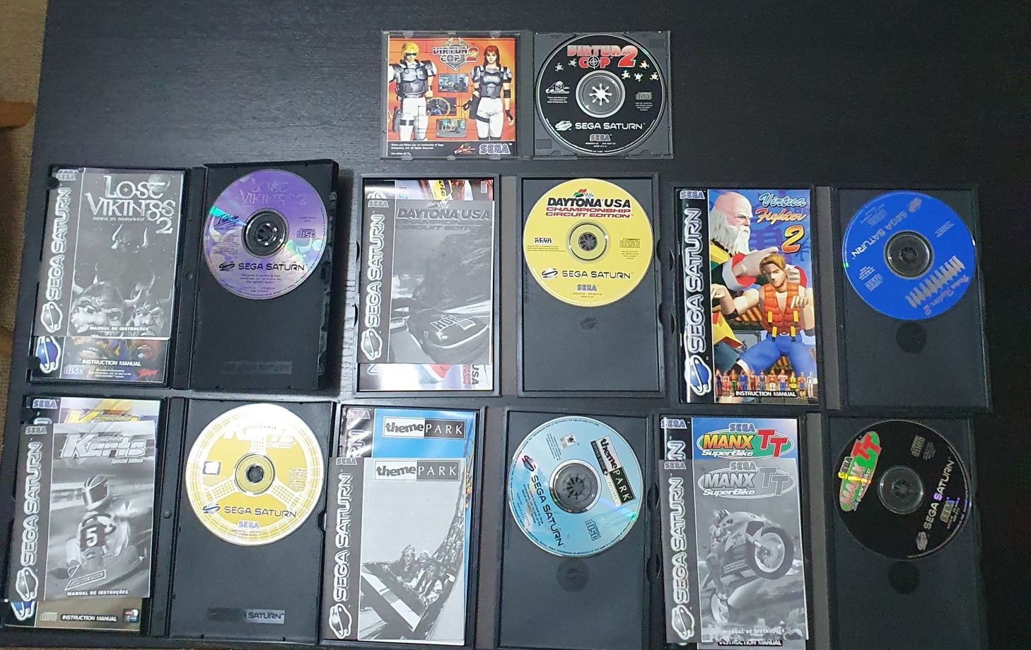 Jogos Sega Saturn - Lote