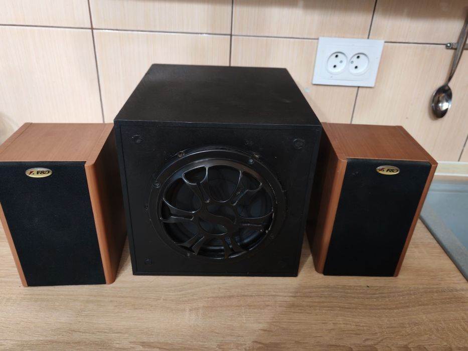 Музичний центр колонки сабвуфер магнітола радіо блютуз колонка