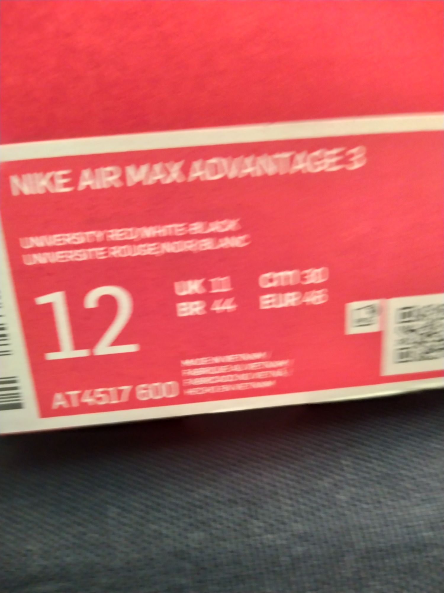 Ténis Nike air max advantage 3 num 46