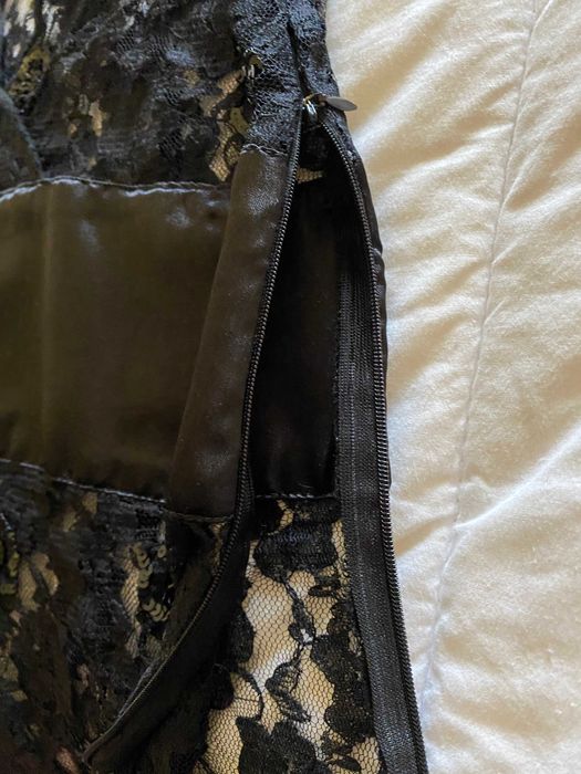 Top preto em renda - Tm. 40
