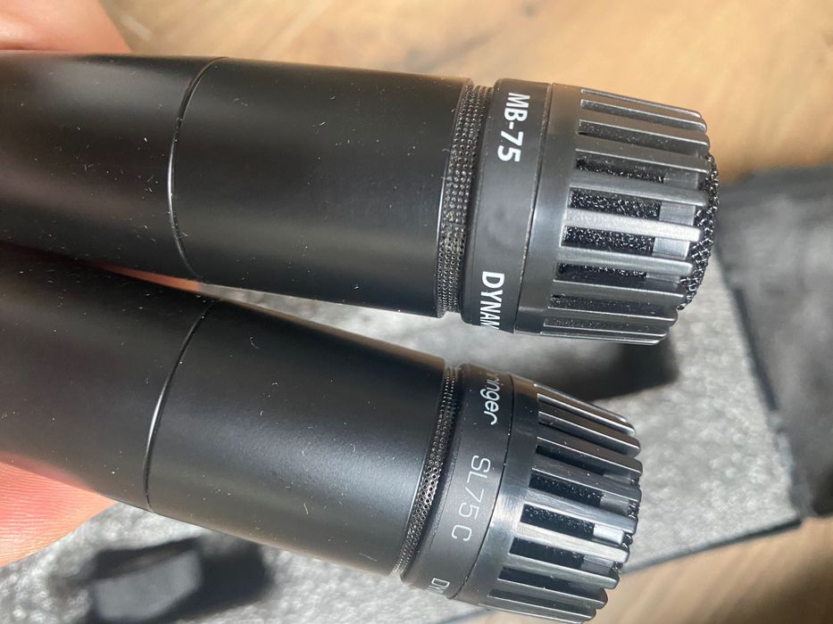 Mikrofony dynamiczne Behringer sl75c + t.bone mb-75