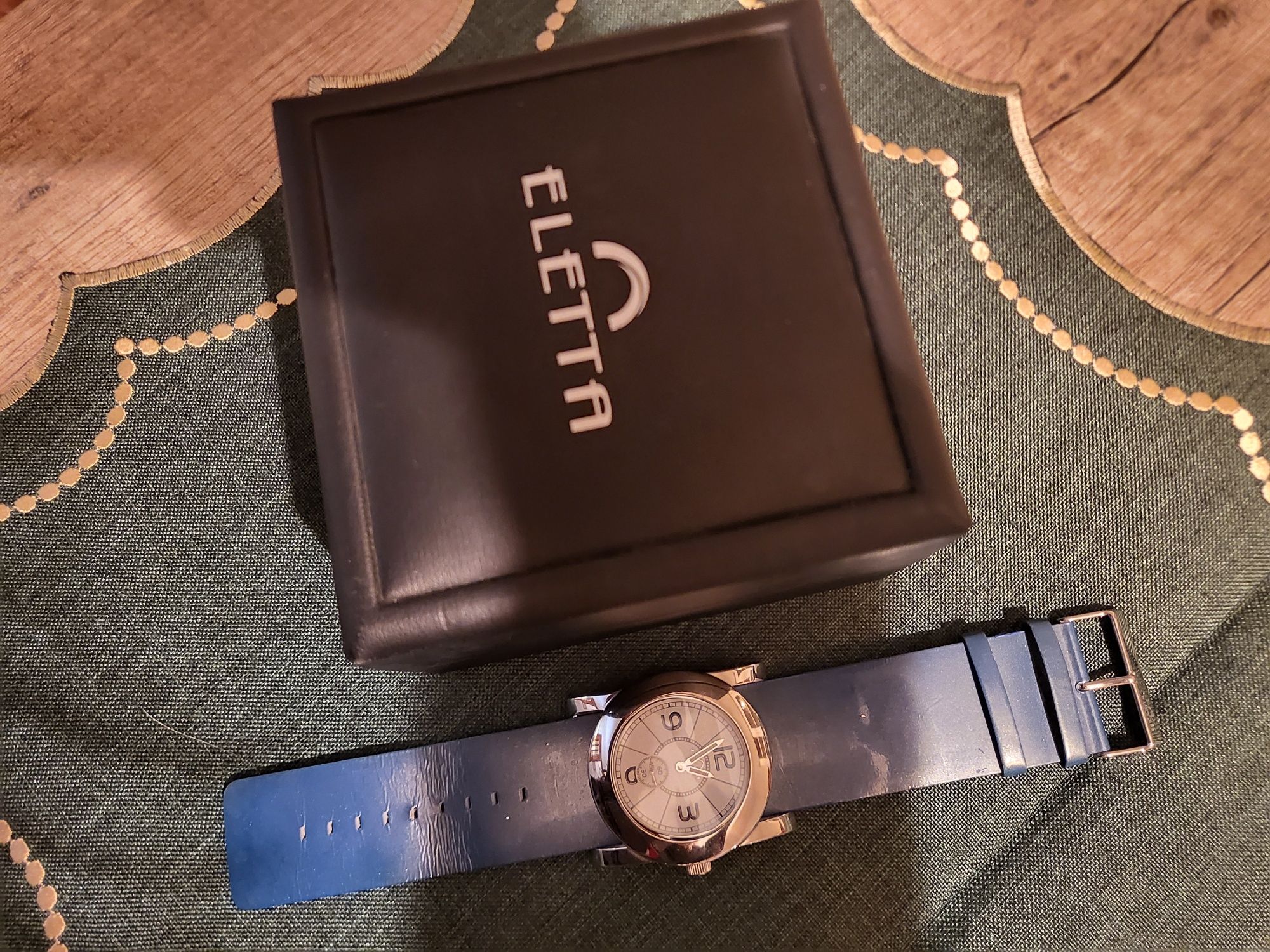 Relógio "Eletta " pulseira azul