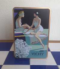 Caixa Metálica Vintage/Retro Vichy (Como NOVA!)