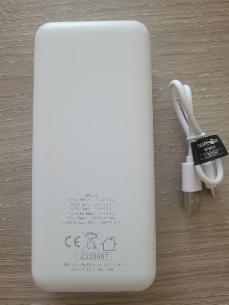 Powerbank REINSTON 20 000mAh