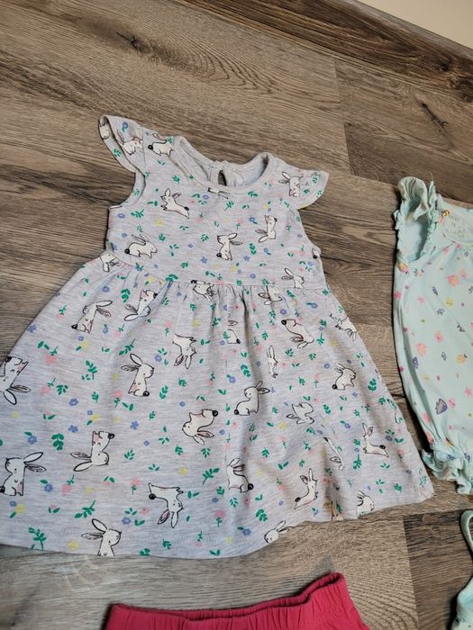 Zestaw ubranek 6 sztuk Roz 74 Cool Club Primark early days