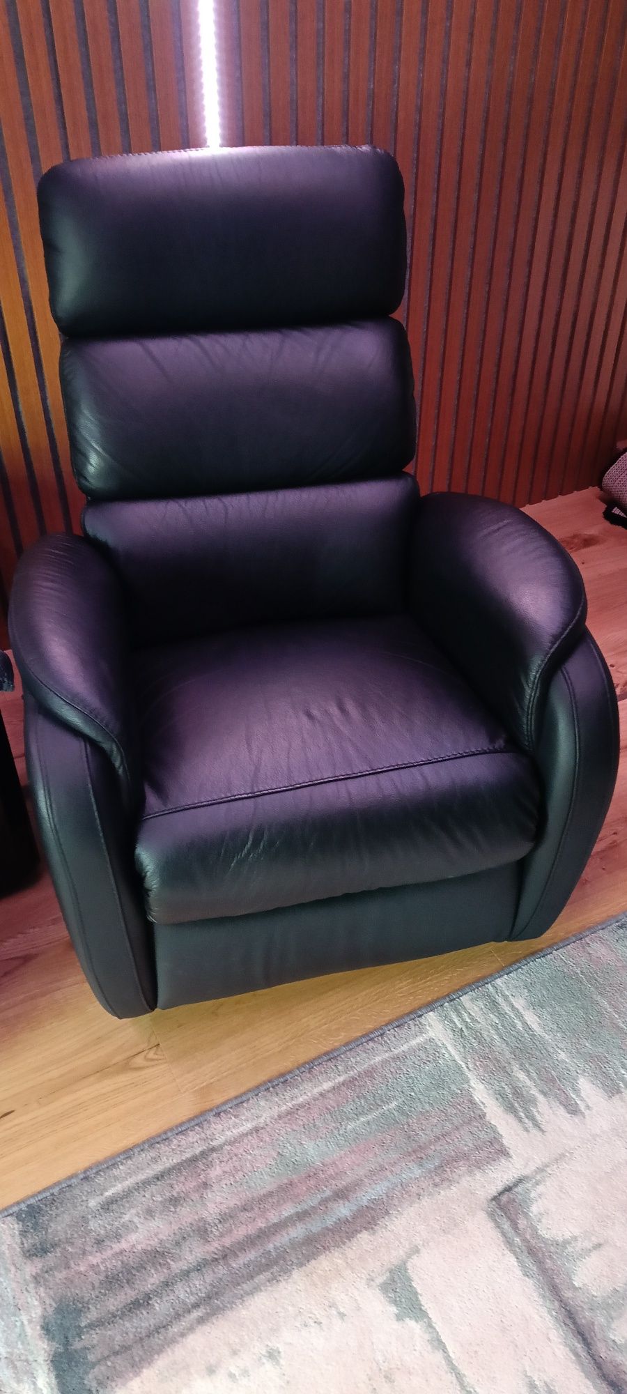 Fotele skórzane z funkcją relax