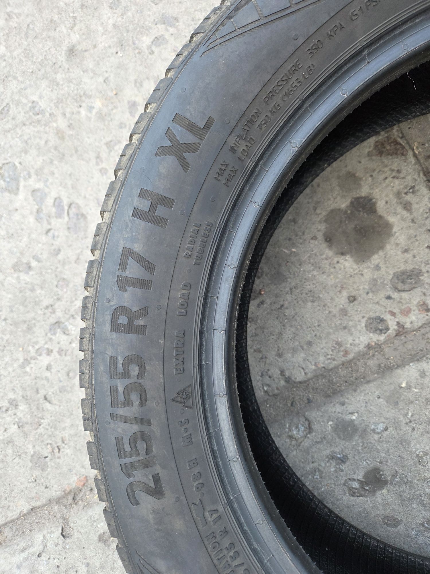 Шина всесезонна 215/55/r17, Continental All Season Contact , 2023р,