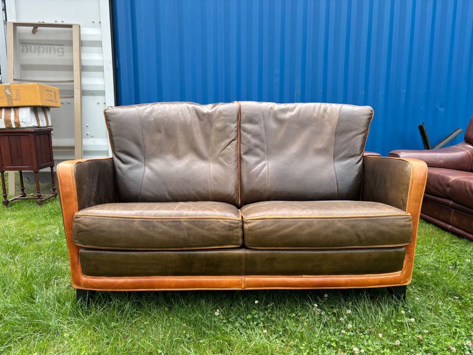 Sofa skórzana dwuosobowa