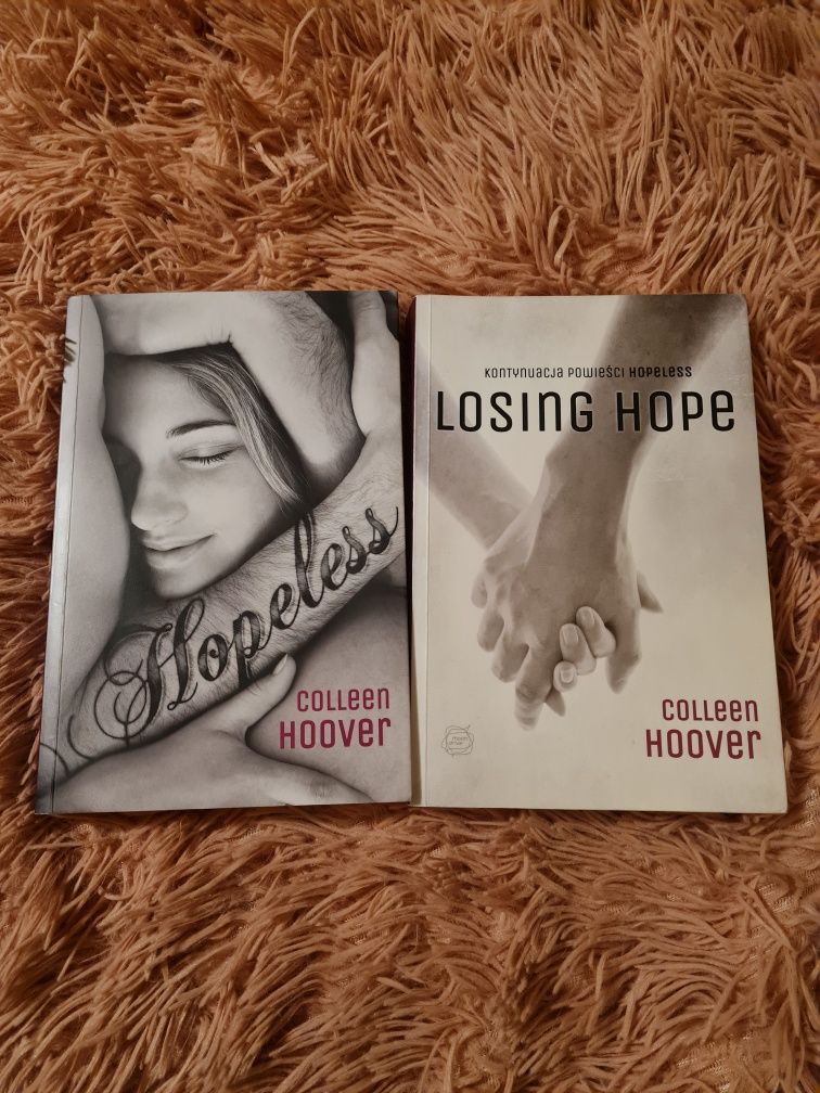 Książki "Hopeless" i "Losing hope" Colleen Hoover