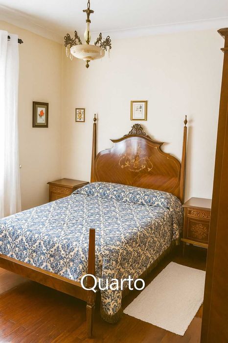 Quarto mobilado no centro de Caldas – ao lado do La Vie (€350)