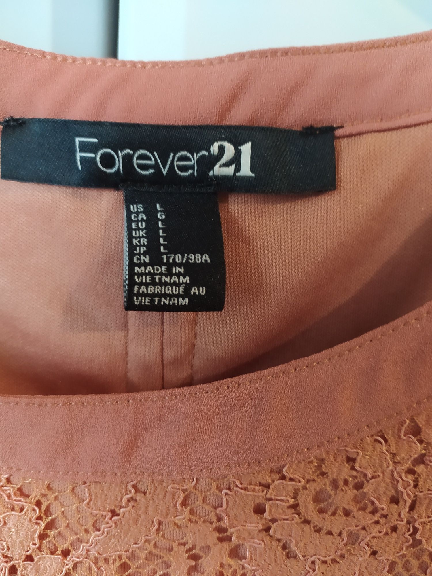 Брендовое женское платье Forever 21. Оригинал. Замеры.