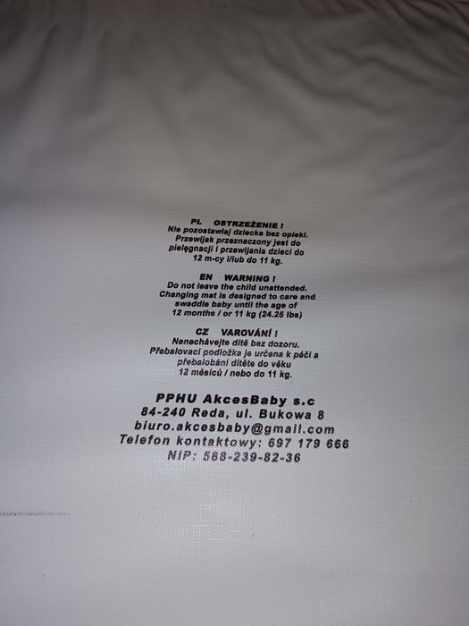 Przewijak dla niemowląt