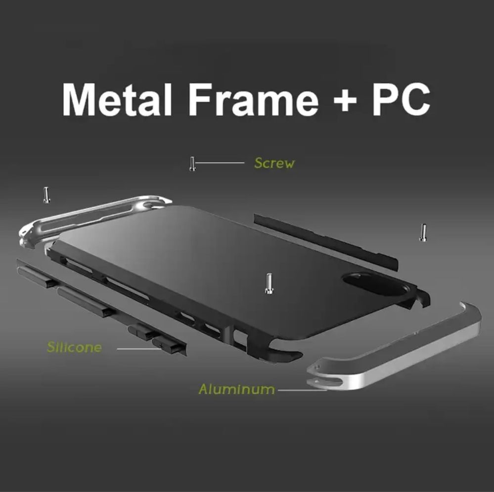 Протиударний Чохол Luxury Metal Armor для iPhone 14 Plus