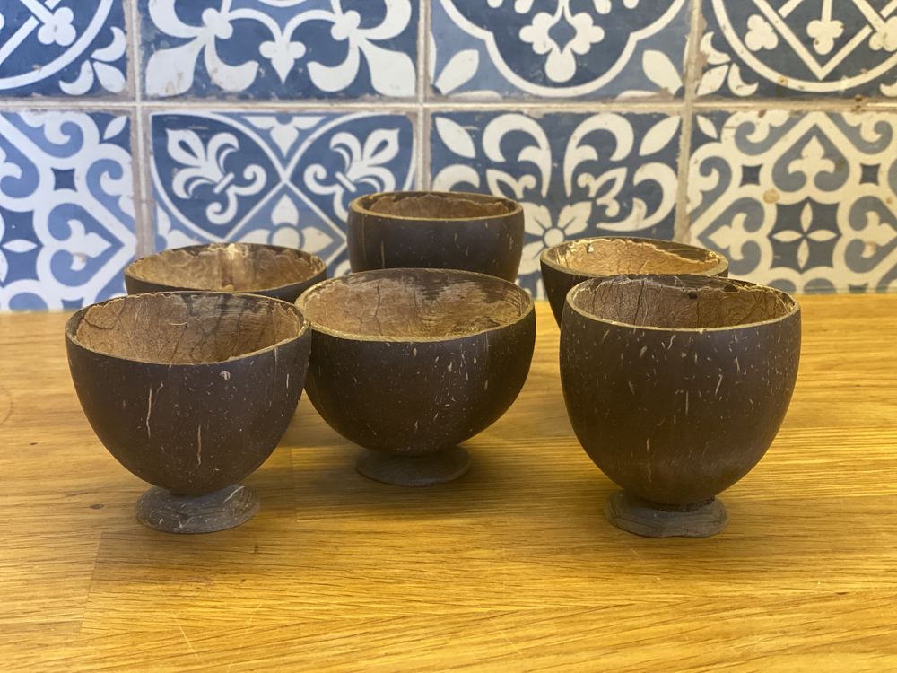 Coconut Shell Fruit Beer Kawa Cold Drink Cup-6szt