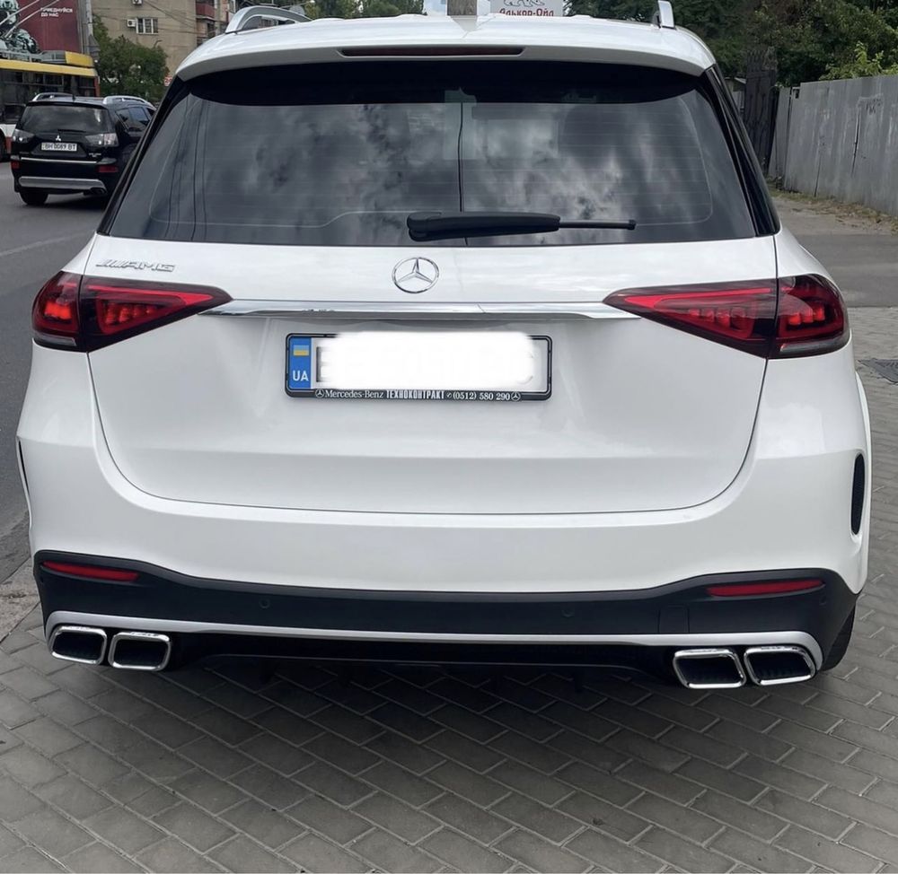 Обвес GLE63 AMG для Mercedes GLE W167 2019+ бампер решетка диффузор