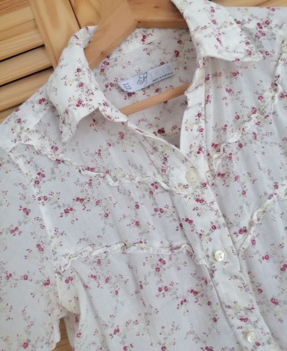 Zara TRF bluzka w kwiatki 38 M