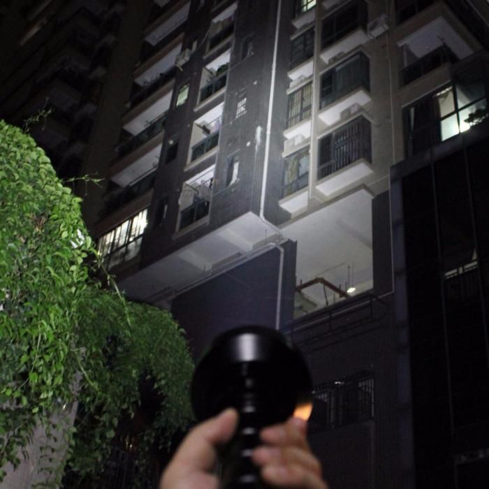 Lanterna led - 8000 lm - 15x cree-t6- caça ao javali