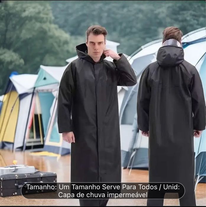 CAPA DE CHUVA A PROVA DAGUA ADULTO