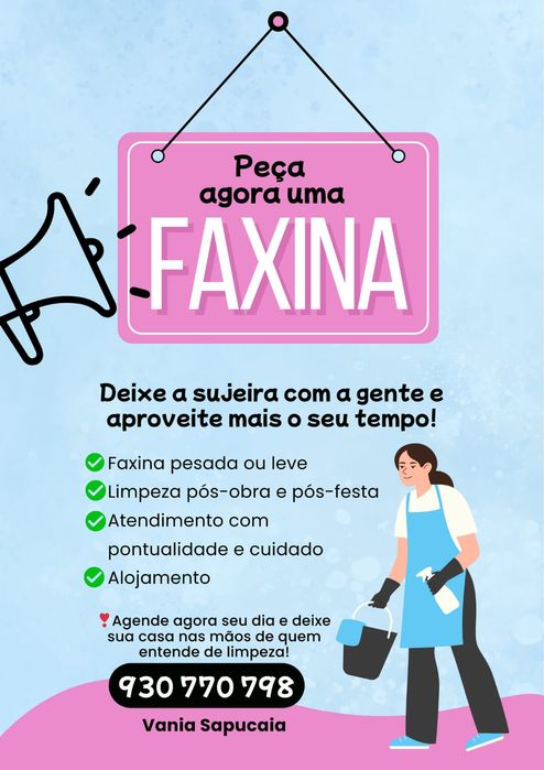 Profissional da limpeza