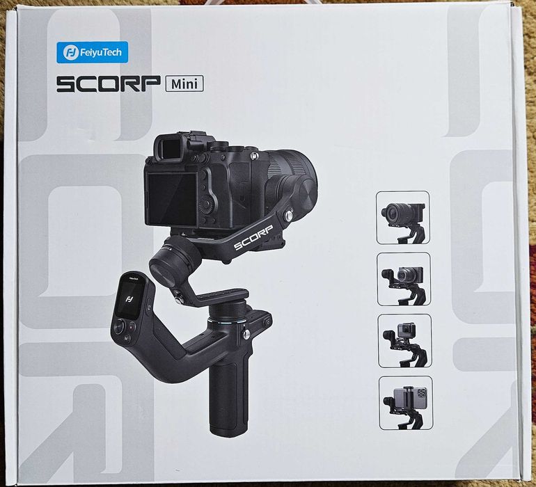 Gimbal FeiyuTech Scorp F1 Mini | IGŁA |+ Płytka do Pionowego Montażu