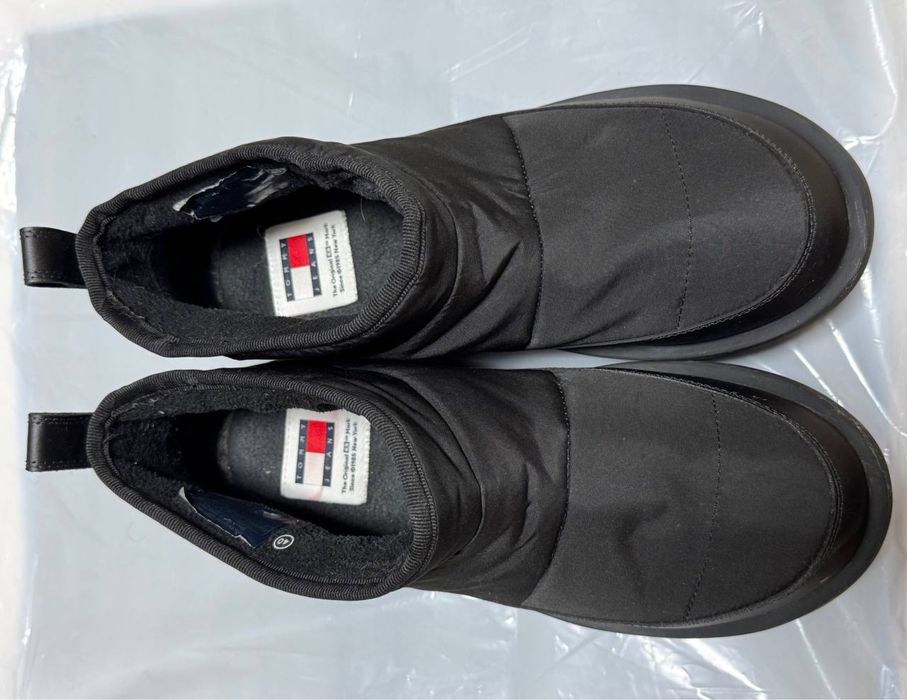 Зимові чоботи Tommy Jeans TJW NYLON FLATFORM BOOT WL