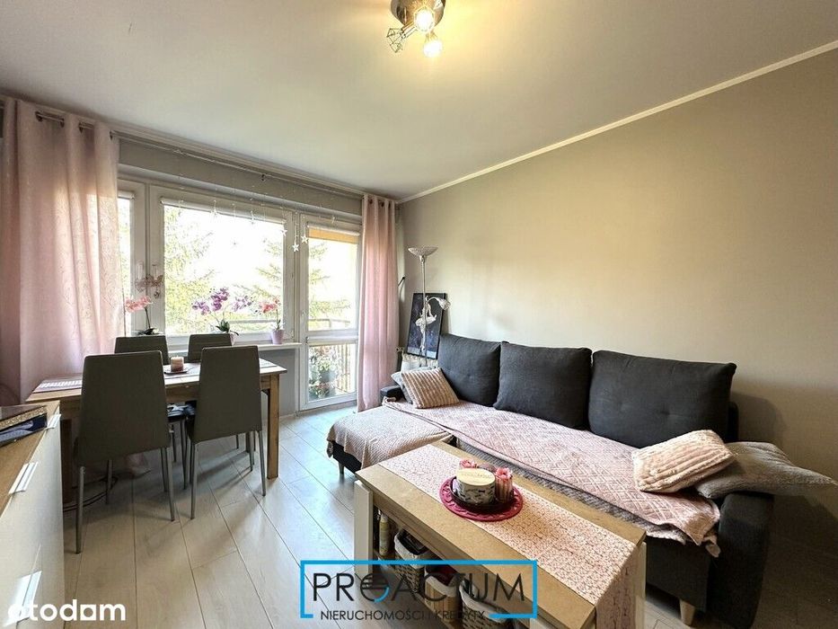 4 pokoje, I piętro, balkon, piwnica Rubinkowo