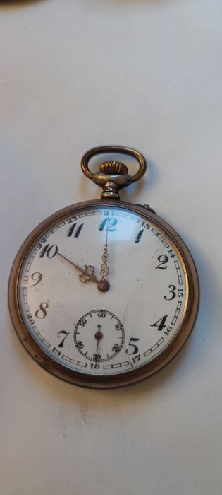 stary kieszonkowy srebro 48 mm