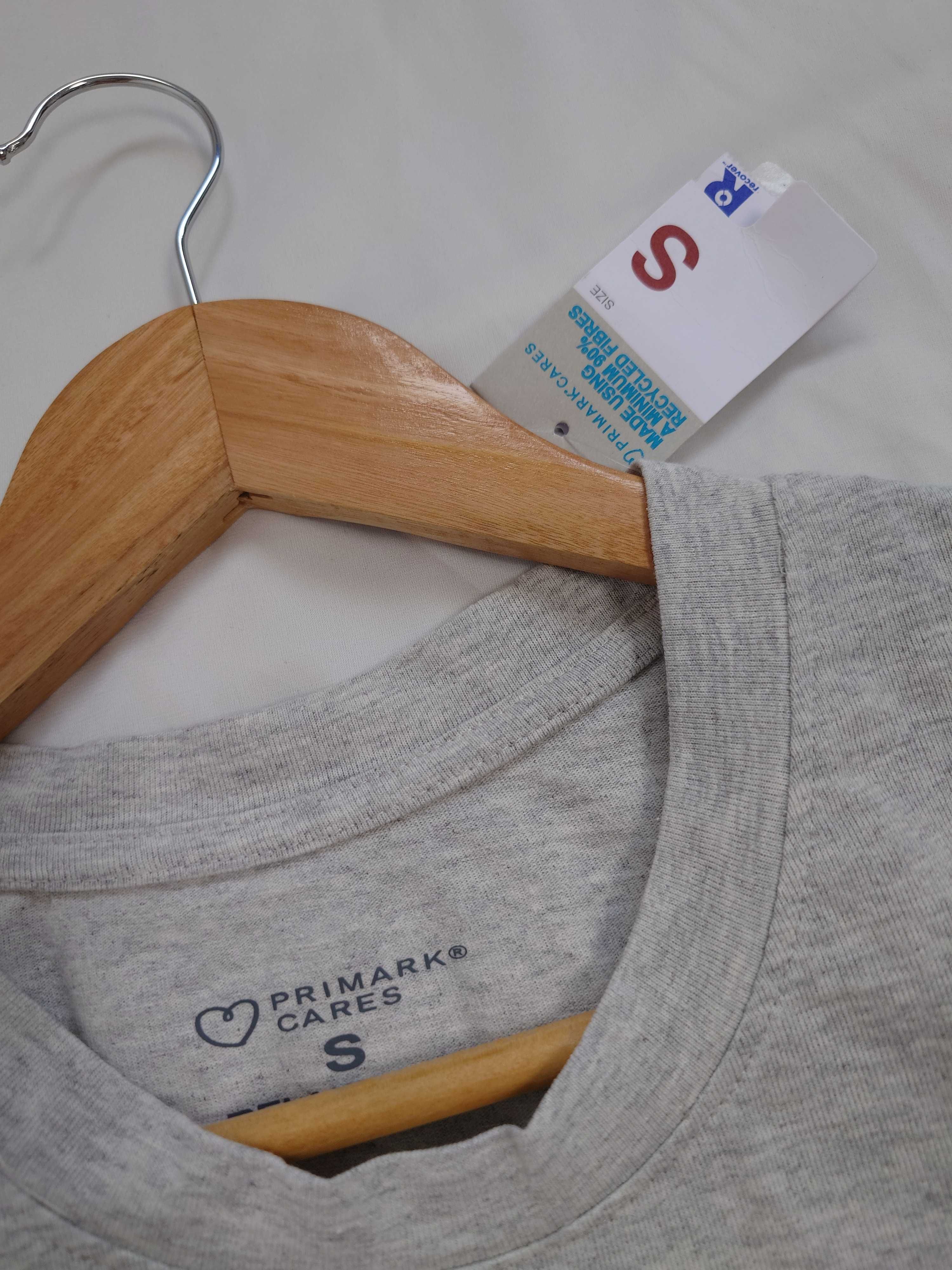Męska szara koszulka z grubszego materiału Primark S