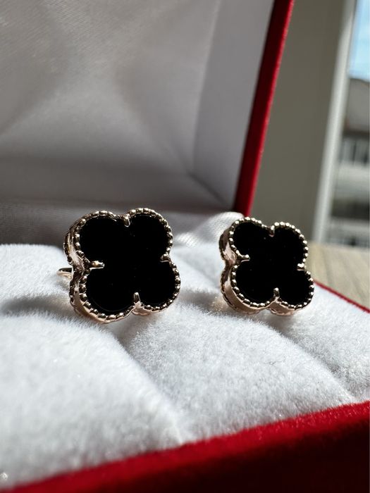 Сережки Van Cleef золото