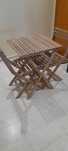 Conjunto novo mesa e cadeiras para jardim ou varanda