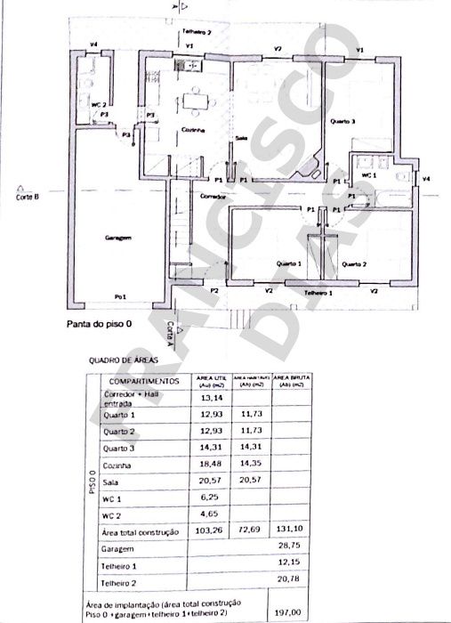 Terreno de 335 m² com projeto em aldeia tranquila