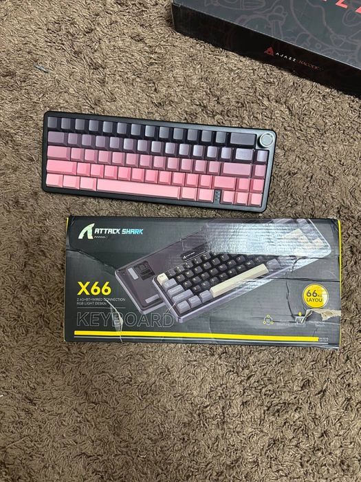 ATTACK SHARK X66 бездротова клавіатура