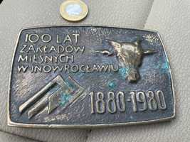 Kolekcjonerski ciężki medal Inowroclaw polecam